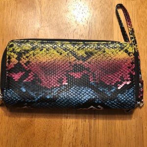 Rainbow Snake Feel Wristlet